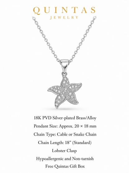 Mirelle Star Silver Necklace