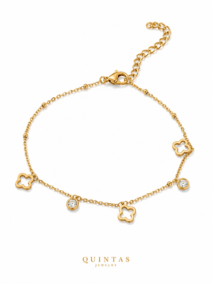 Lucky Clover Charm Bracelet