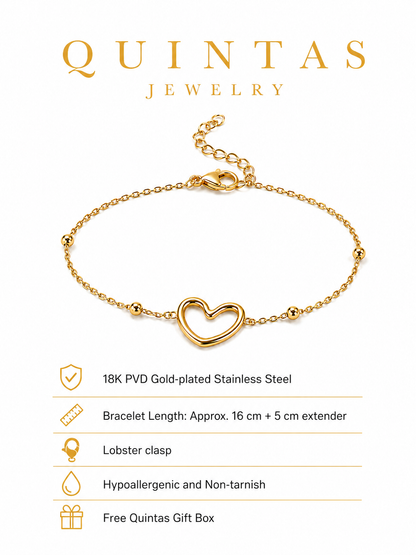 Endless Heart Bracelet
