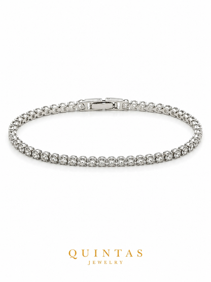 Eternal Silver Tennis Bracelet