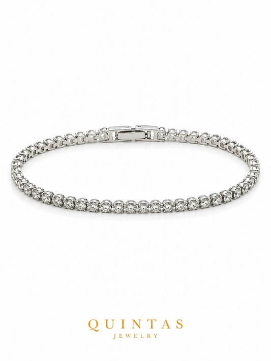 Eternal Silver Tennis Bracelet