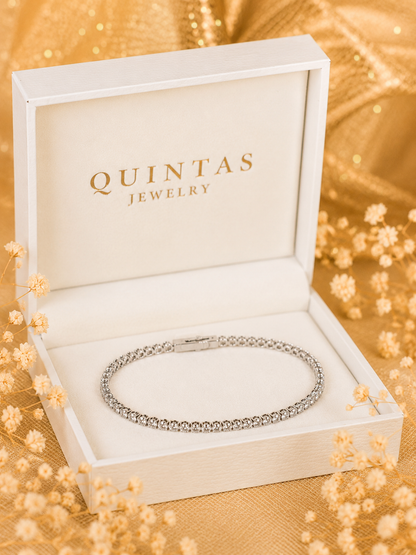 Eternal Silver Tennis Bracelet