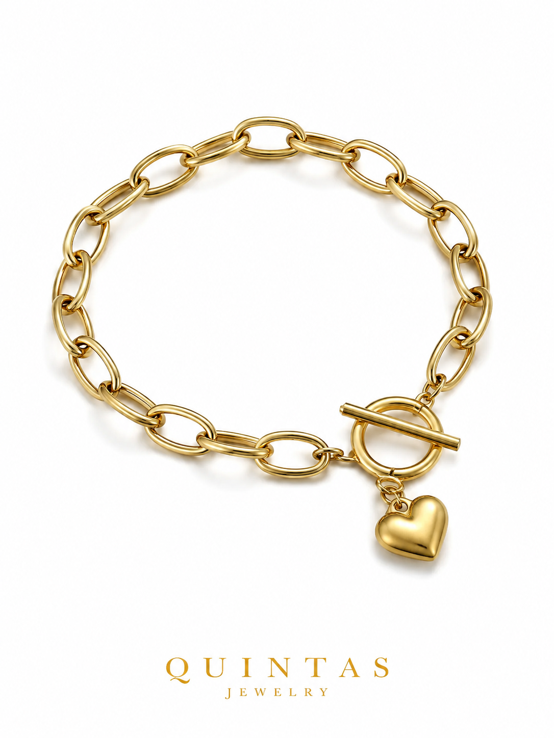 Forever Heart Link Bracelet