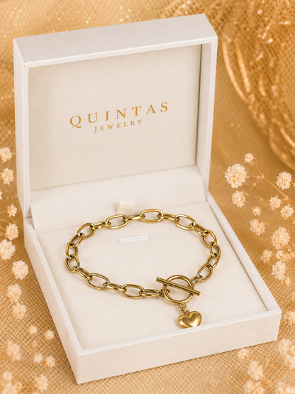 Forever Heart Link Bracelet