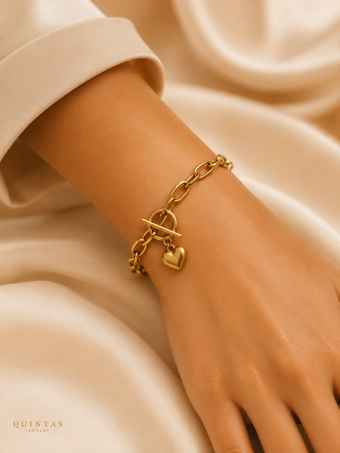 Forever Heart Link Bracelet