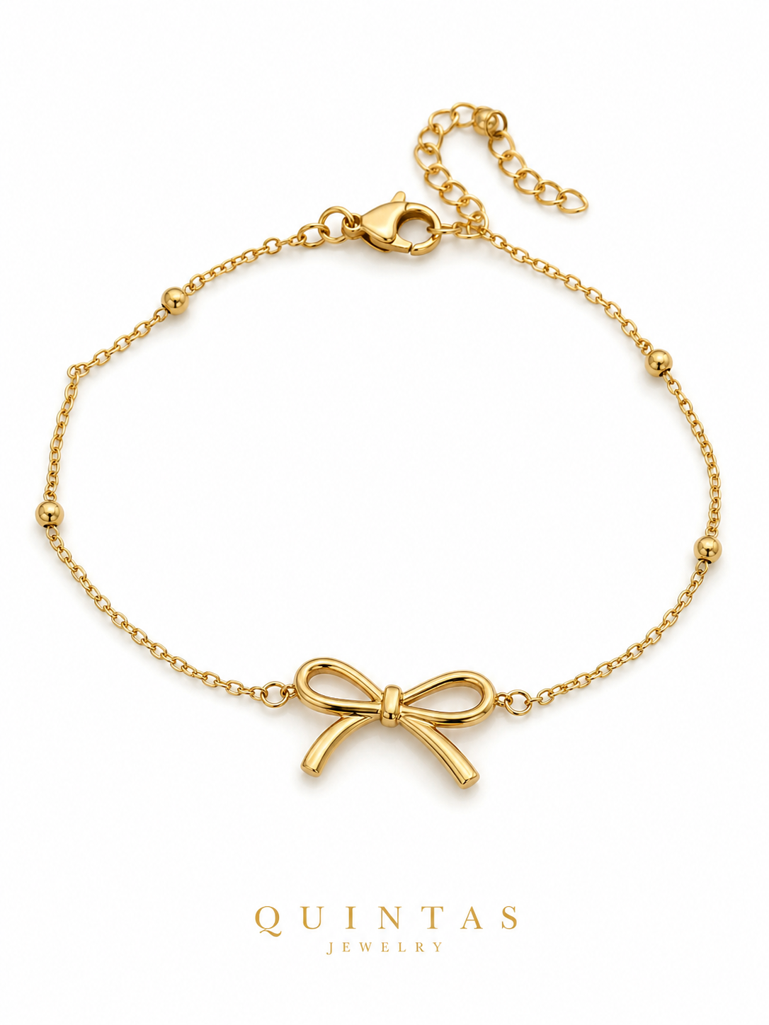 Bow Charm Bracelet