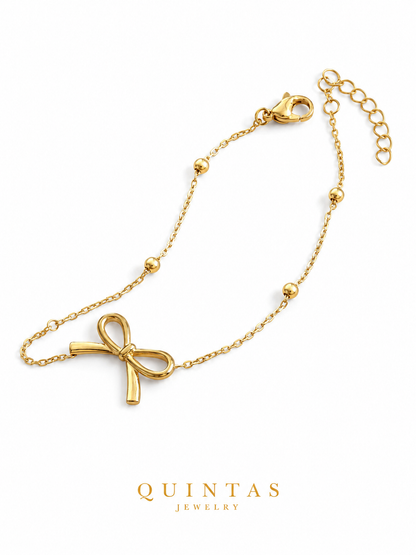 Bow Charm Bracelet