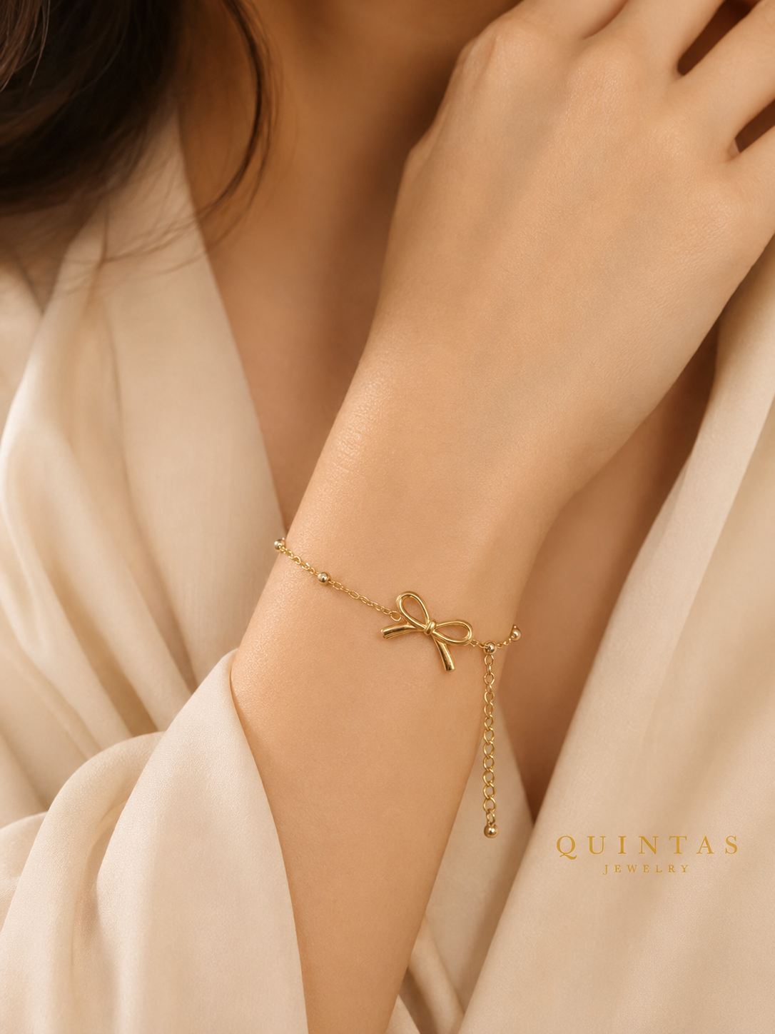Bow Charm Bracelet
