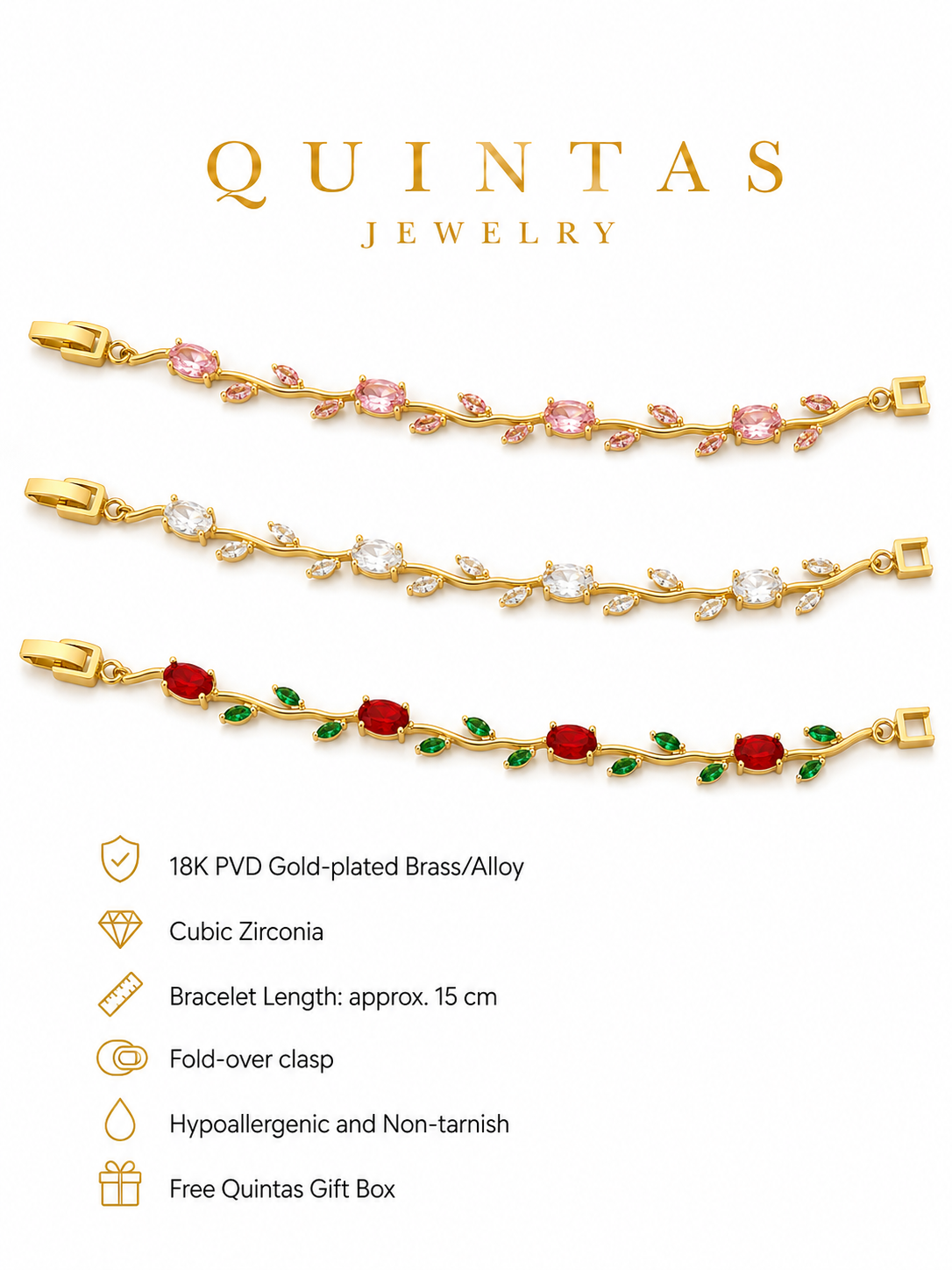 Roselle Flower Bracelet