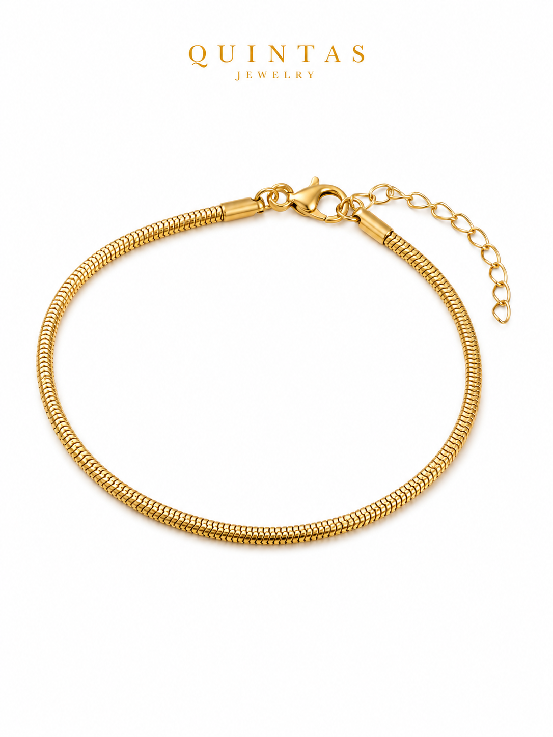 Round Snake Chain Bracelet