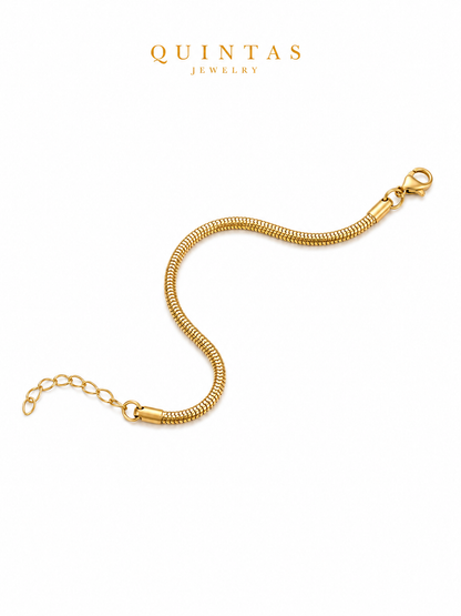 Round Snake Chain Bracelet