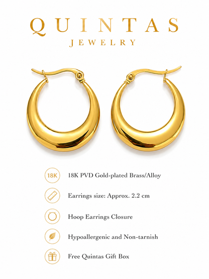 Nicola Hoop Earrings