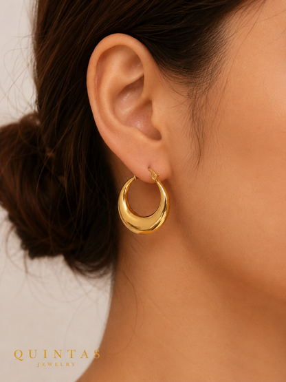 Nicola Hoop Earrings