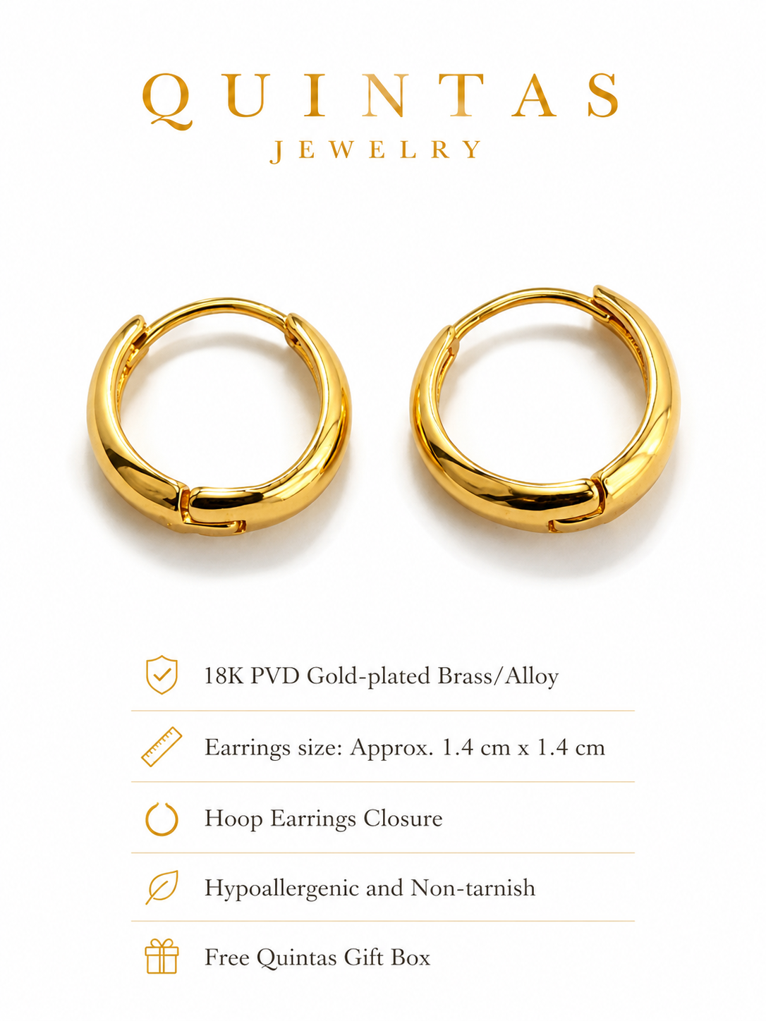 Julia Hoop Earrings