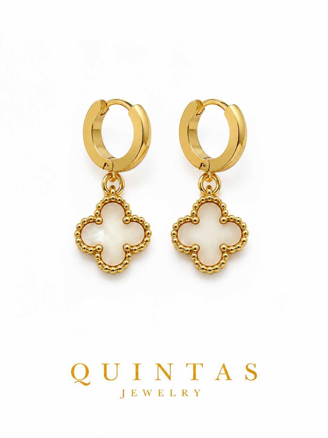Clover Hoop Earrings