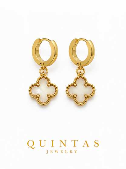 Clover Hoop Earrings