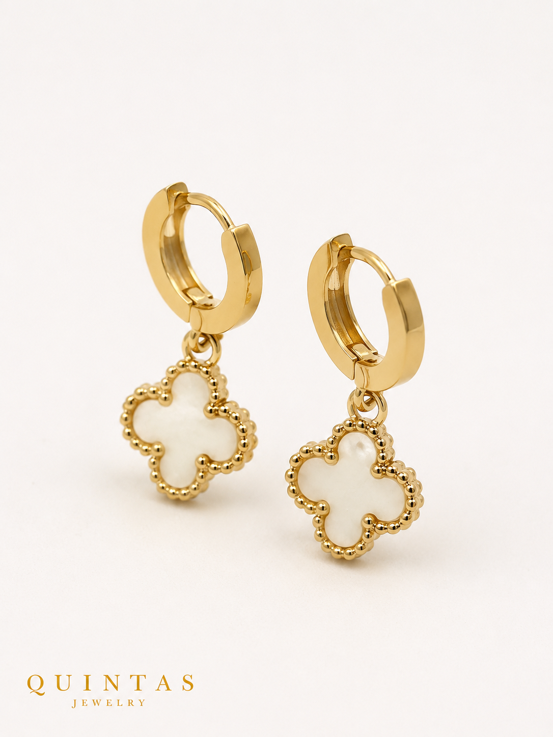 Clover Hoop Earrings