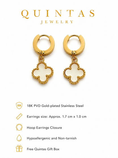 Clover Hoop Earrings