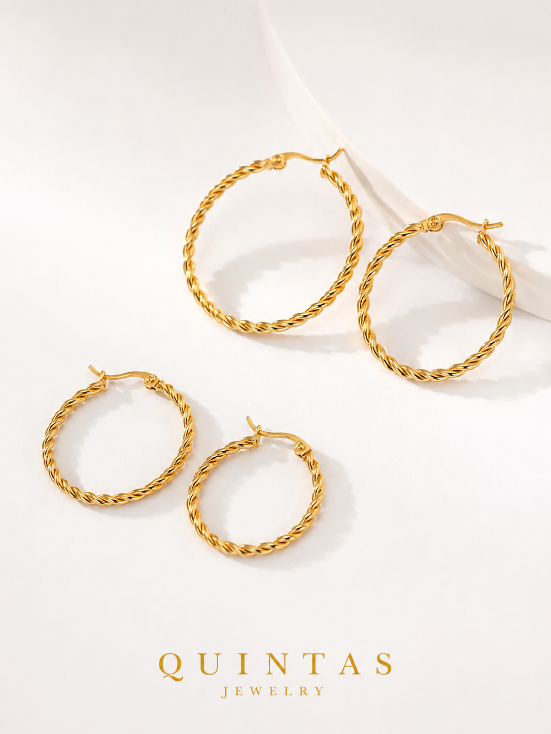 Sienna Rope Hoop Earrings