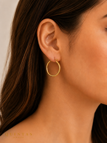 Soleia Hoop Earrings