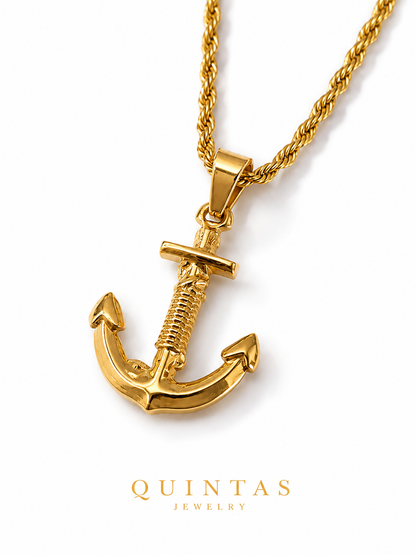 Classic Anchor Rope Necklace