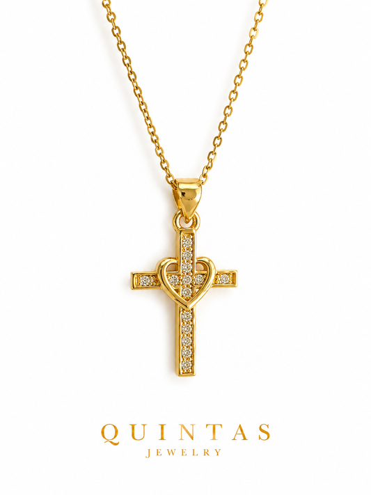 Cross Heart Necklace