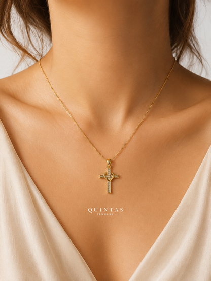 Cross Heart Necklace