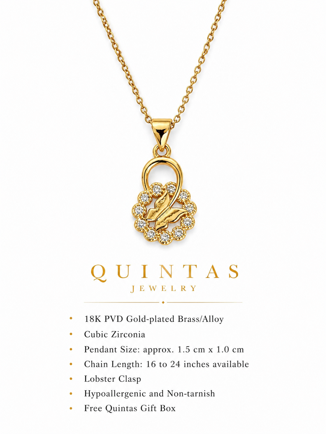 Amelia Butterfly Necklace