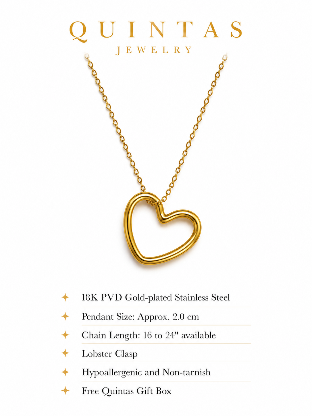 Alina Heart Necklace