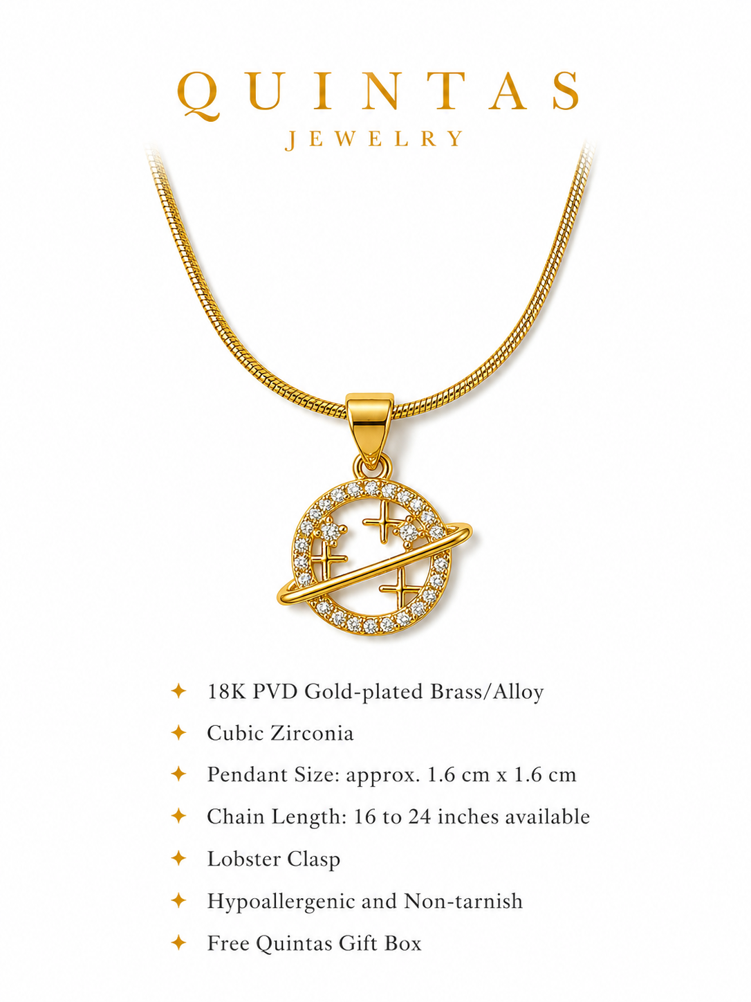 Stella Orbit Necklace