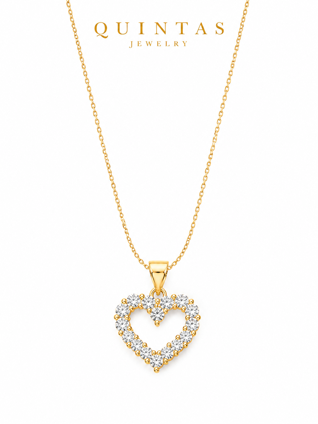 Iced Heart Necklace