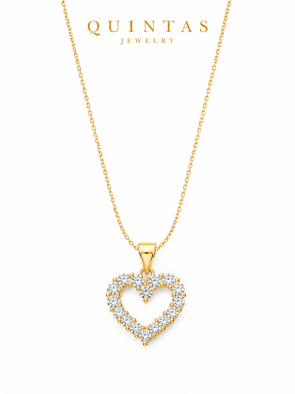 Iced Heart Necklace