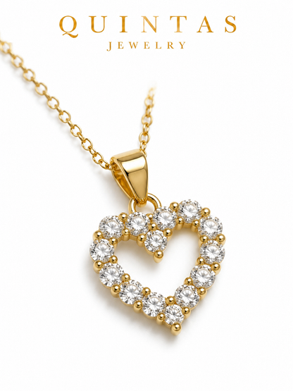 Iced Heart Necklace