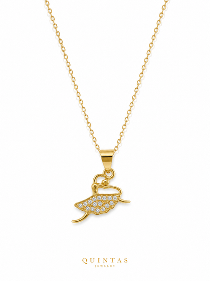 Ice Skate Necklace