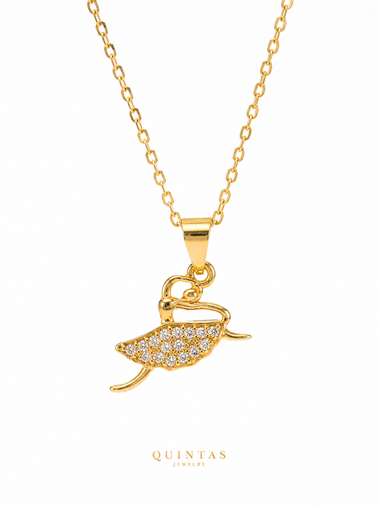 Ice Skate Necklace