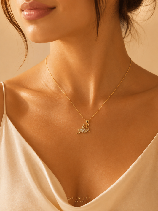 Ice Skate Necklace