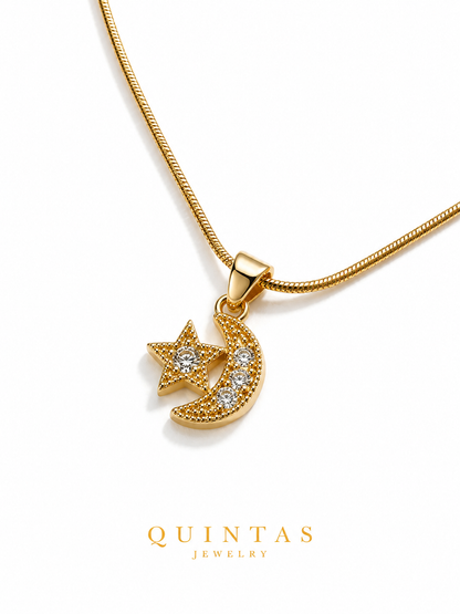 Lunara Moonstar Necklace