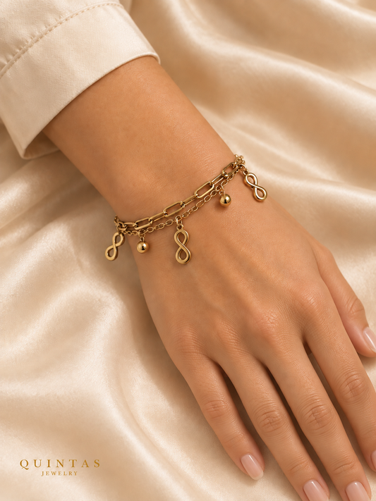 Infinity Layered Bracelet