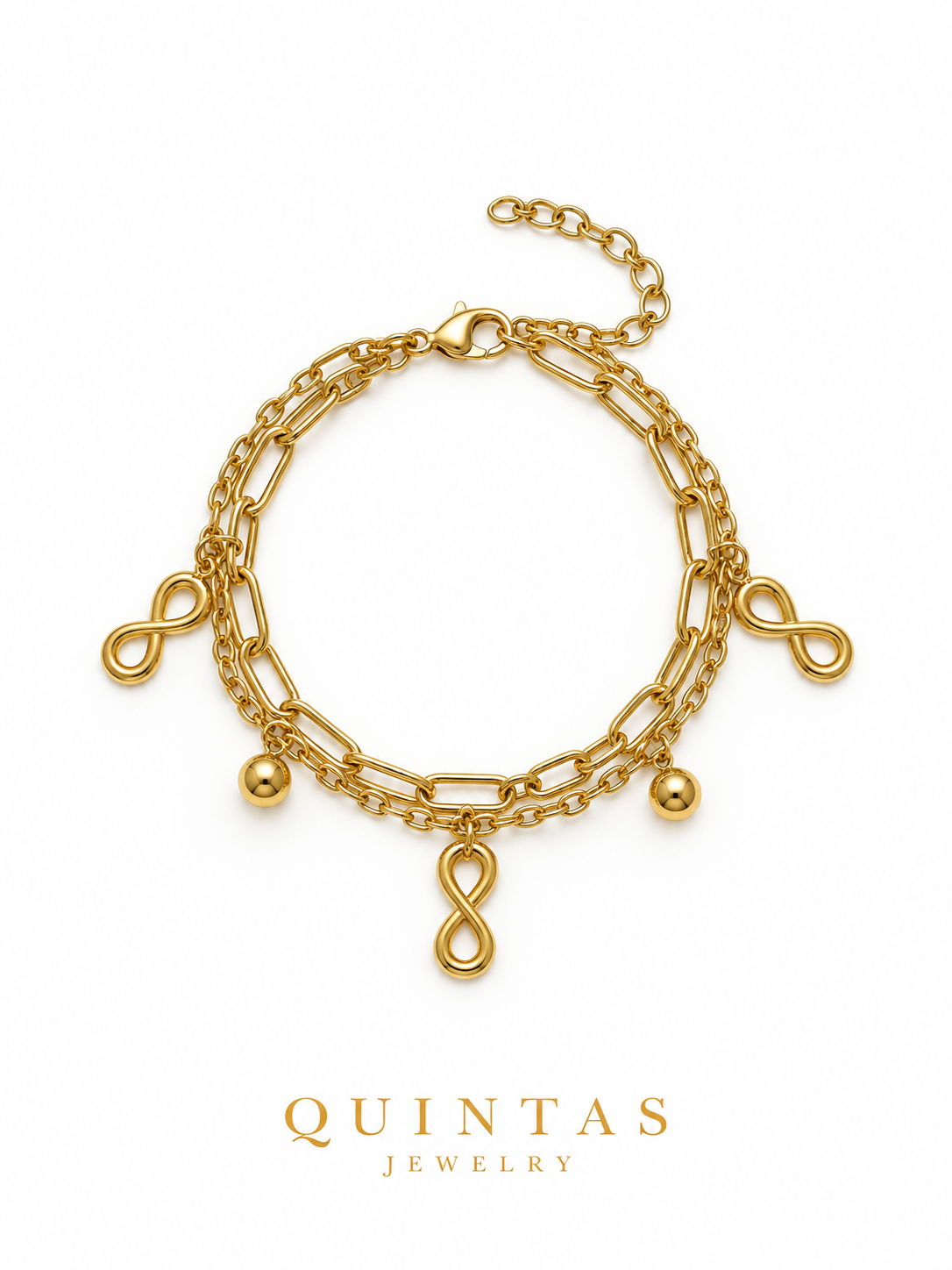 Infinity Layered Bracelet