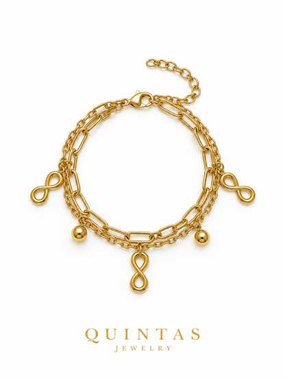 Infinity Layered Bracelet