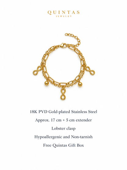 Infinity Layered Bracelet