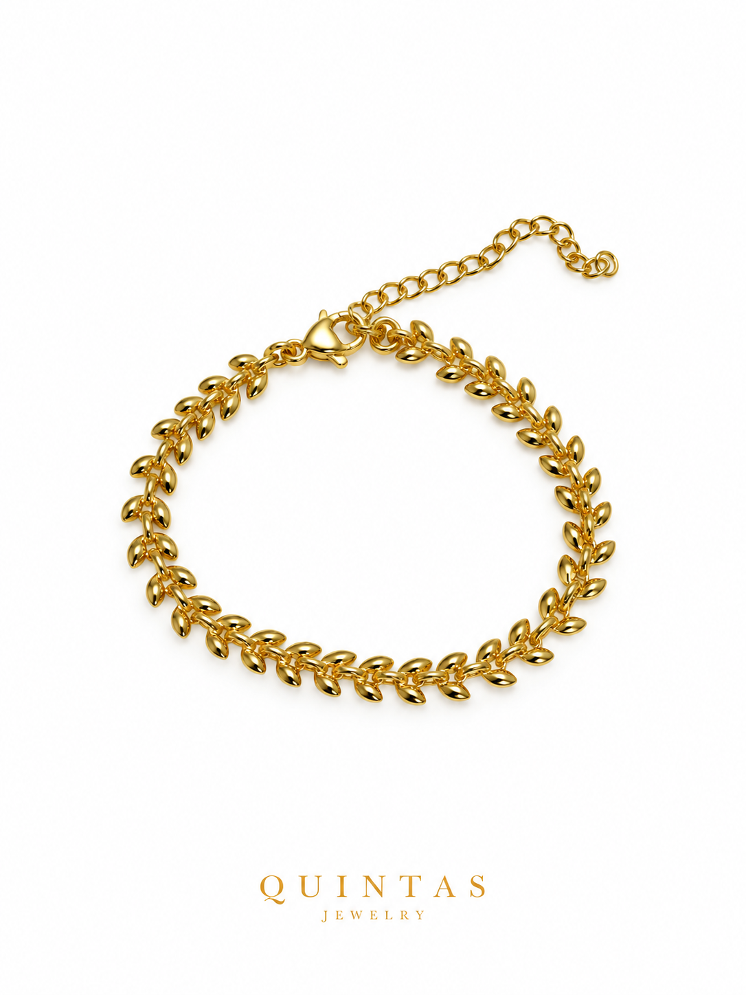 Liona Leaf Chain Bracelet