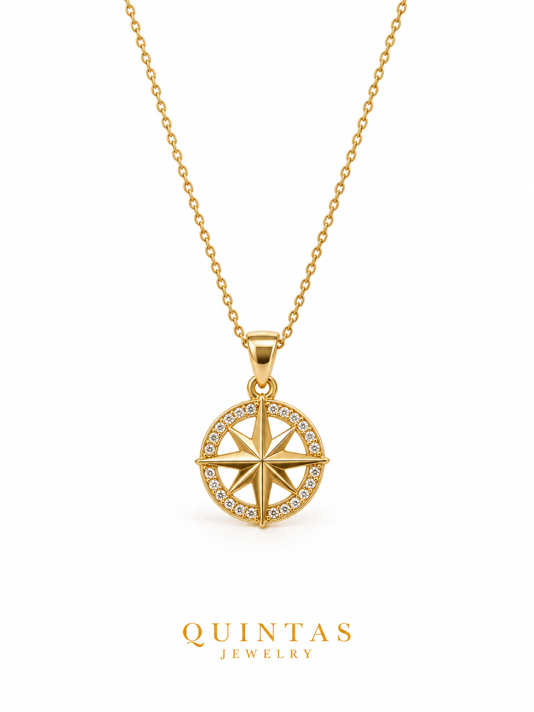 Astra Compass Necklace