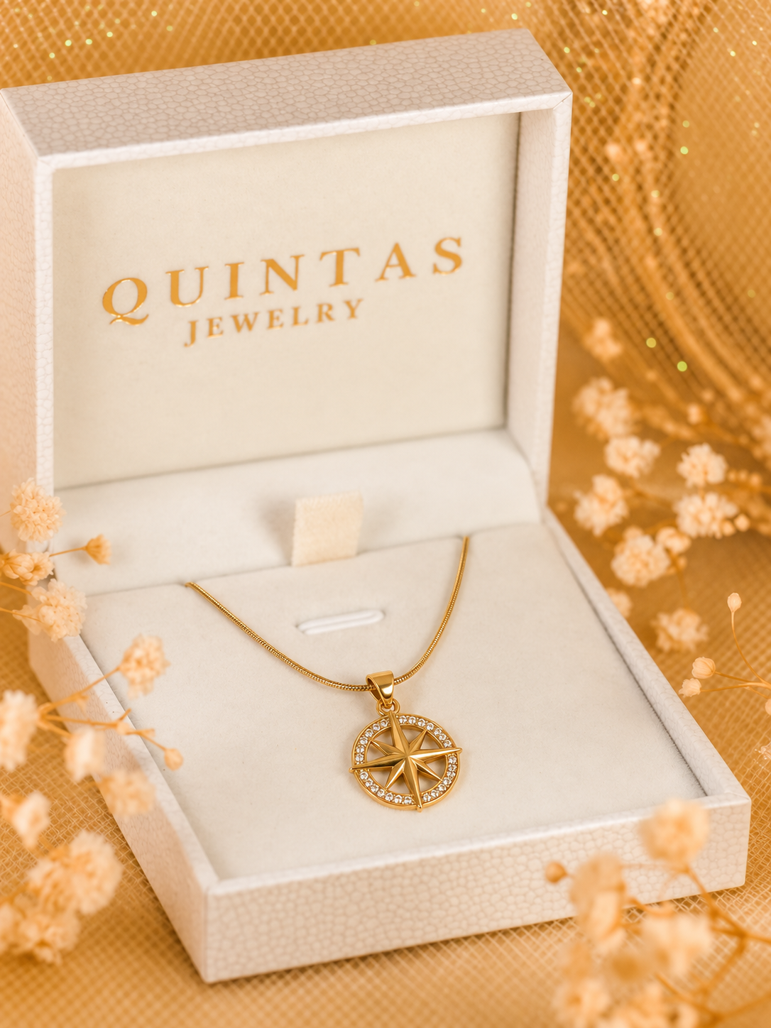 Astra Compass Necklace