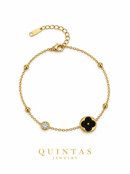 Camille Flower Charm Bracelet
