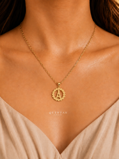 Parisian Daydream Paperclip Necklace