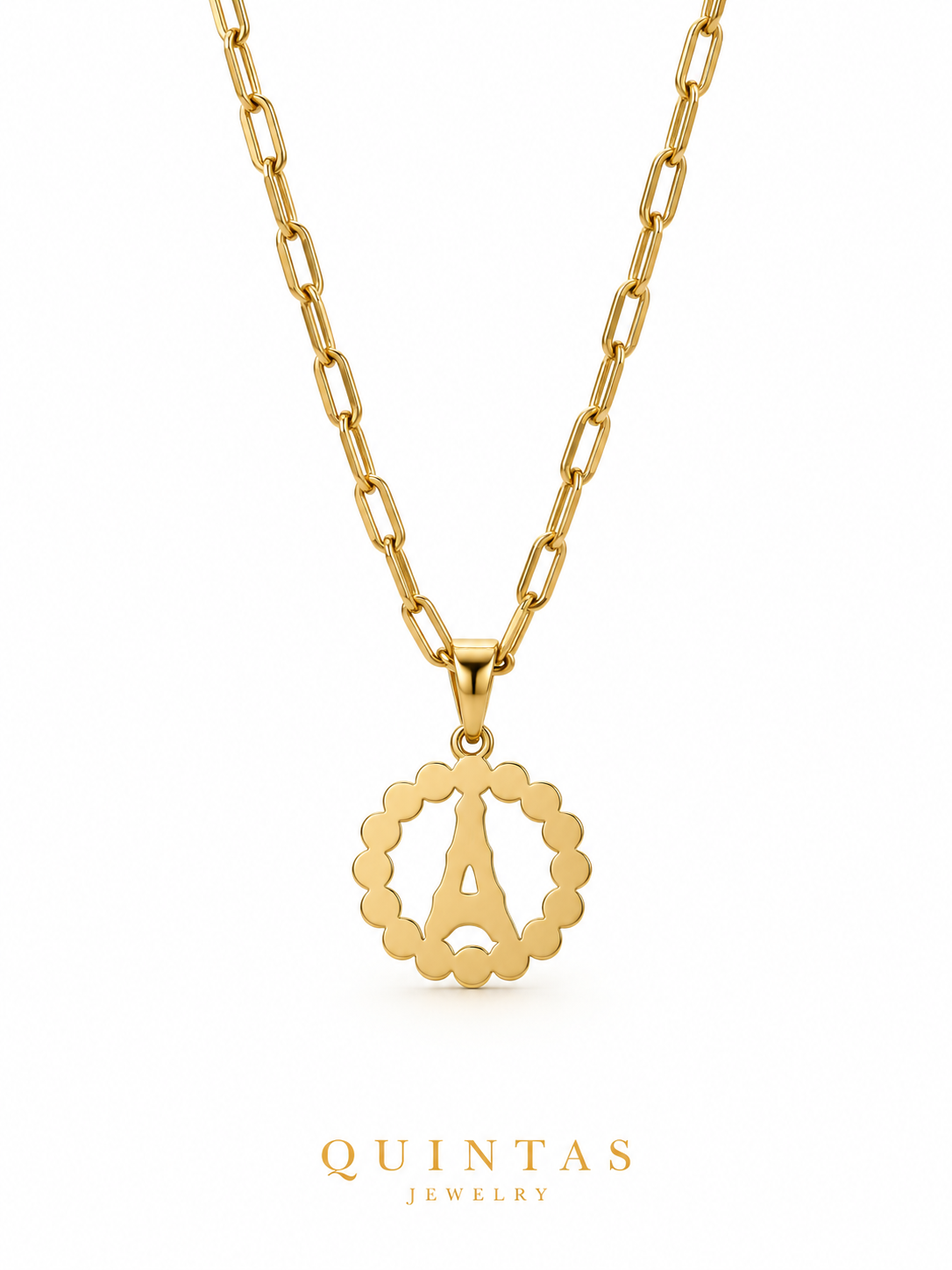 Parisian Daydream Paperclip Necklace