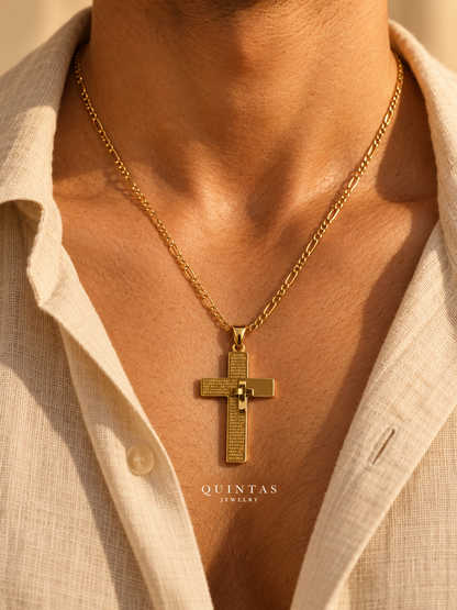 Padre Nuestro Cross Necklace
