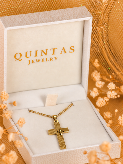 Padre Nuestro Cross Necklace