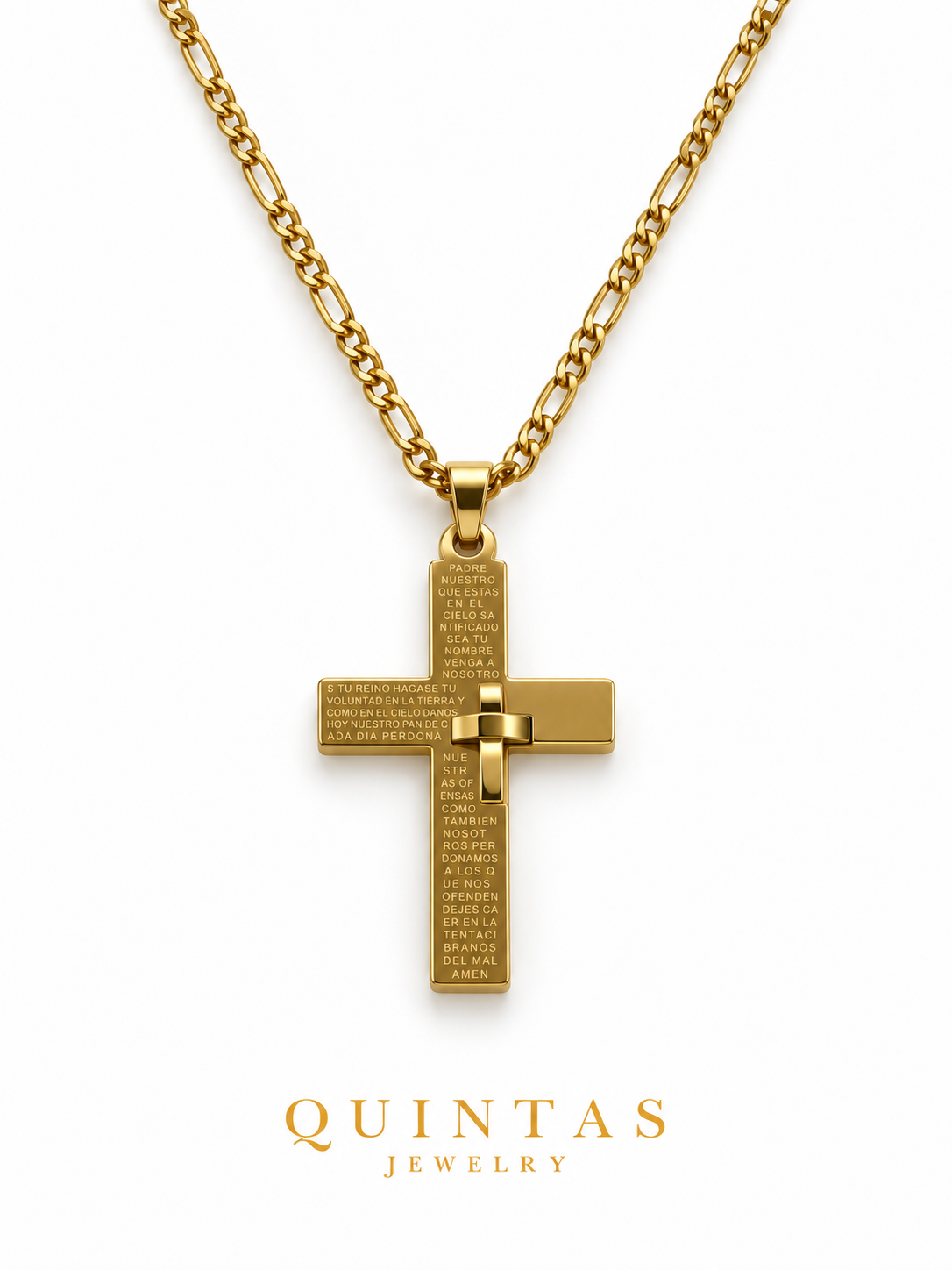 Padre Nuestro Cross Necklace